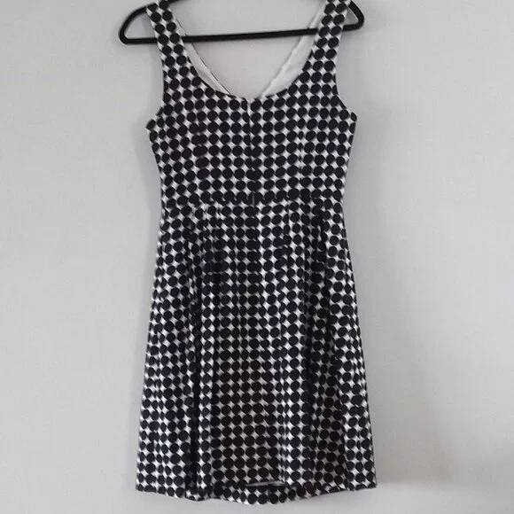 MARIMEKKO X BANANA REPUBLIC Black and White Polka Dot Dress - Picture 8 of 13